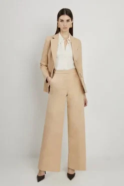 Karen Millen Cotton Sateen Suit Set stone Best