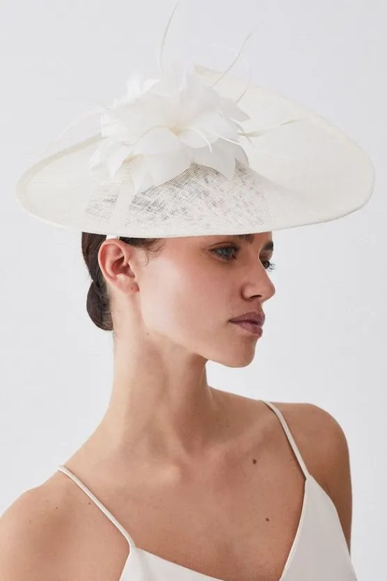 Karen Millen Feather & Quill Disc Fascinator Sale
