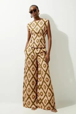 Karen Millen TROUSER CO-ORD geo New