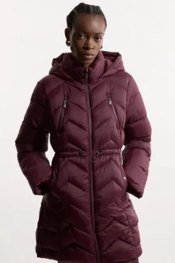 Karen Millen Lightweight Packable Coat berry Outlet