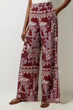Karen Millen MIXED PRINT CO-ORD SET orange New