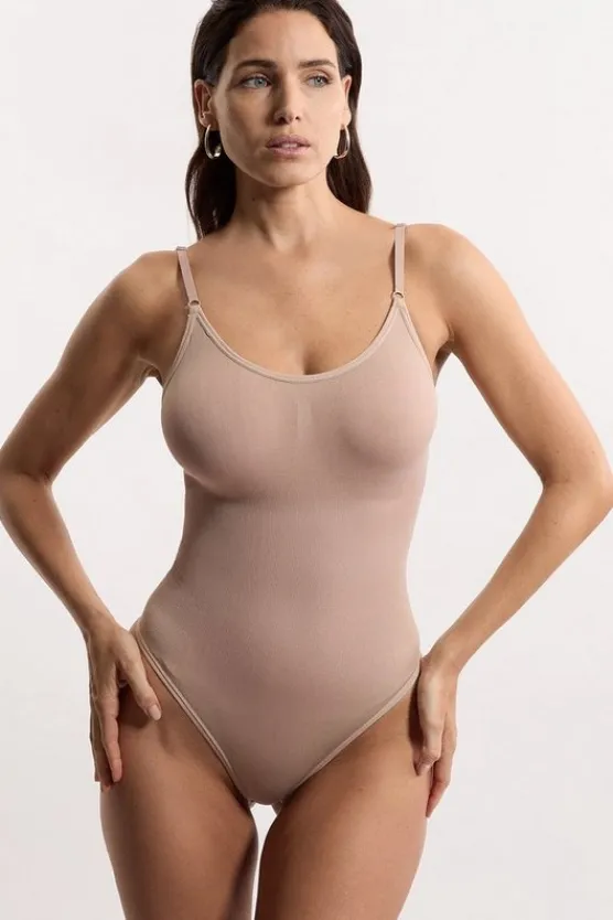 Karen Millen Smoothing Built-In Tummy Support Bodysuit nude Online