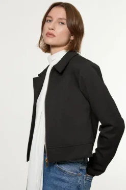 Karen Millen Technical Crepe Tailored Set black Fashion