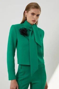 Karen Millen The Founder Petite Suit Set emerald Discount